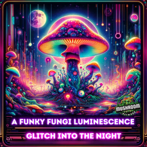 A Funky Fungi Luminescence Glitch Into The Night - The Mushroom Network