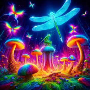 Wings & Hyphae Symphony of Symbiosis - The Mushroom Network